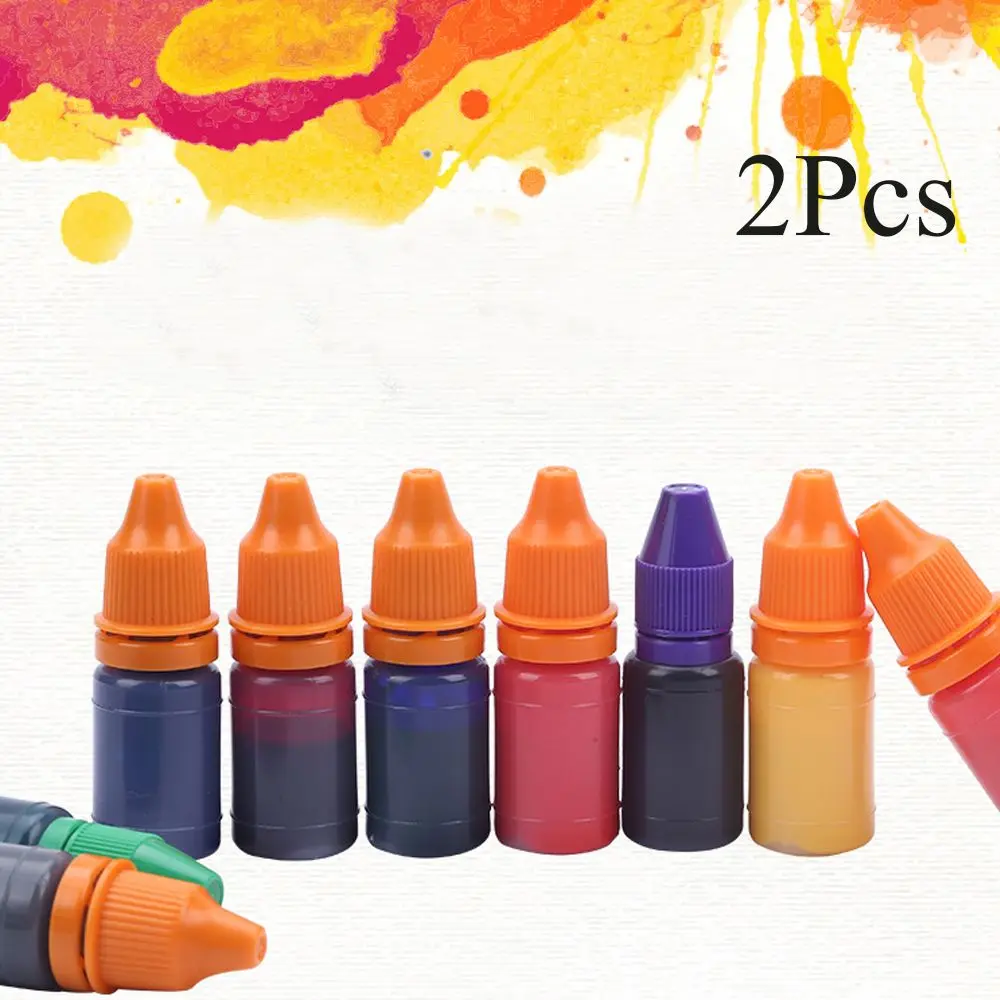 8ml 9 Color Useful Colorful Oil DIY craft Inkpad Photosensitive Seal Scrapbooking Stamping Machine Flash Refill Ink