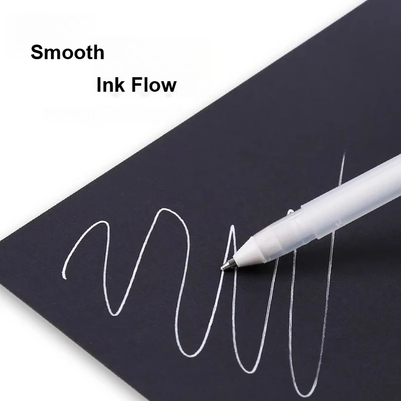SAKURA Gelly Roll Highlighter Pen White Silver Gold for  Black Card Drawing Hand-Drawn Comics Painting Design Hand-Drawn view 2