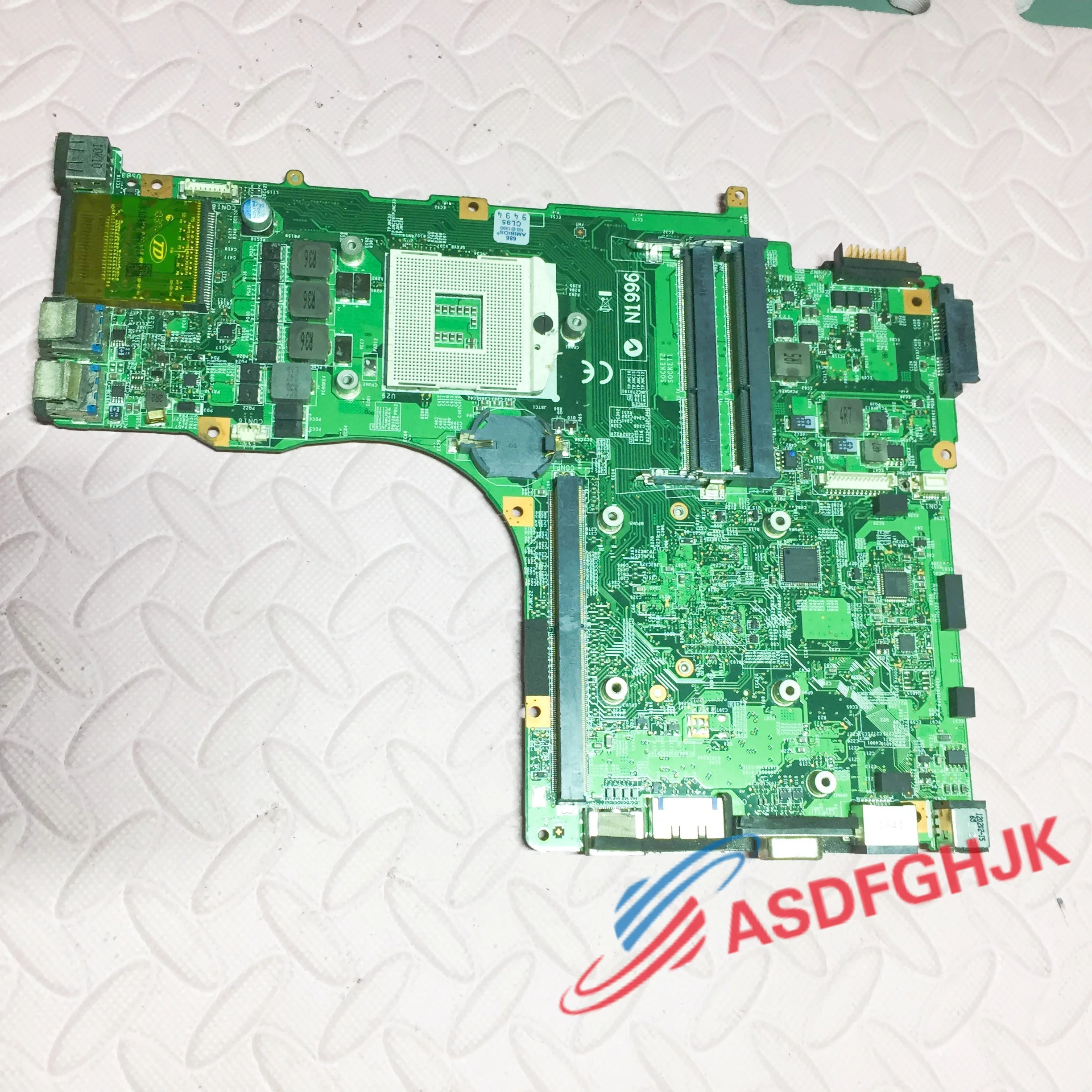 Original MS-16F1 Laptop Motherboard for MSI GT660 GT663 MS-16F11 VER 1.1/1.2  motherboard TEST OK