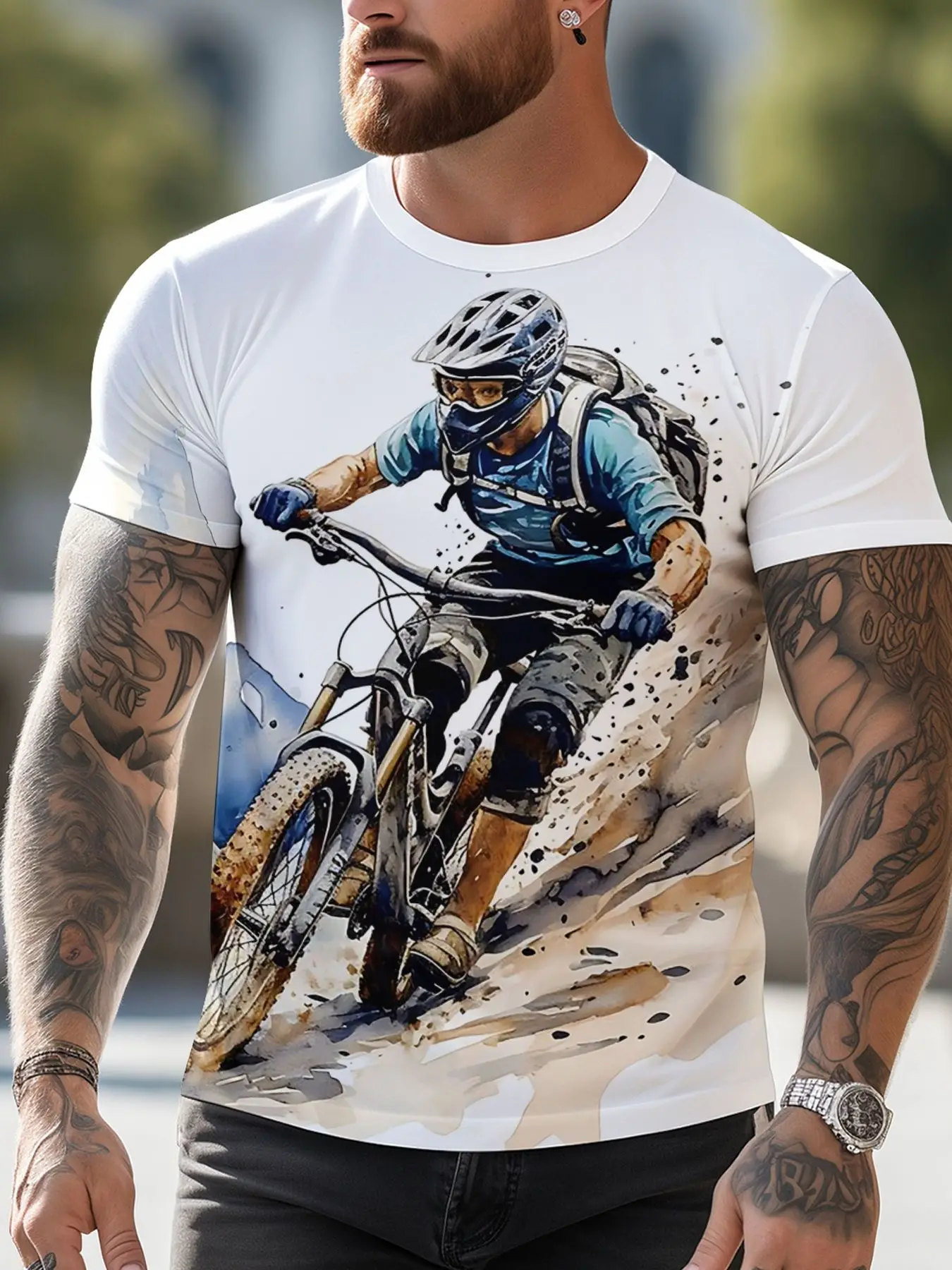 Cycling Graphic T-Shirt 2