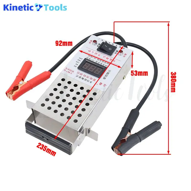 ل عالية الدقة السيارات الرصاص الحمضية بطارية تحميل محلل الحديد شحن نظام اختبار أداة للكشف عن 6-24 فولت