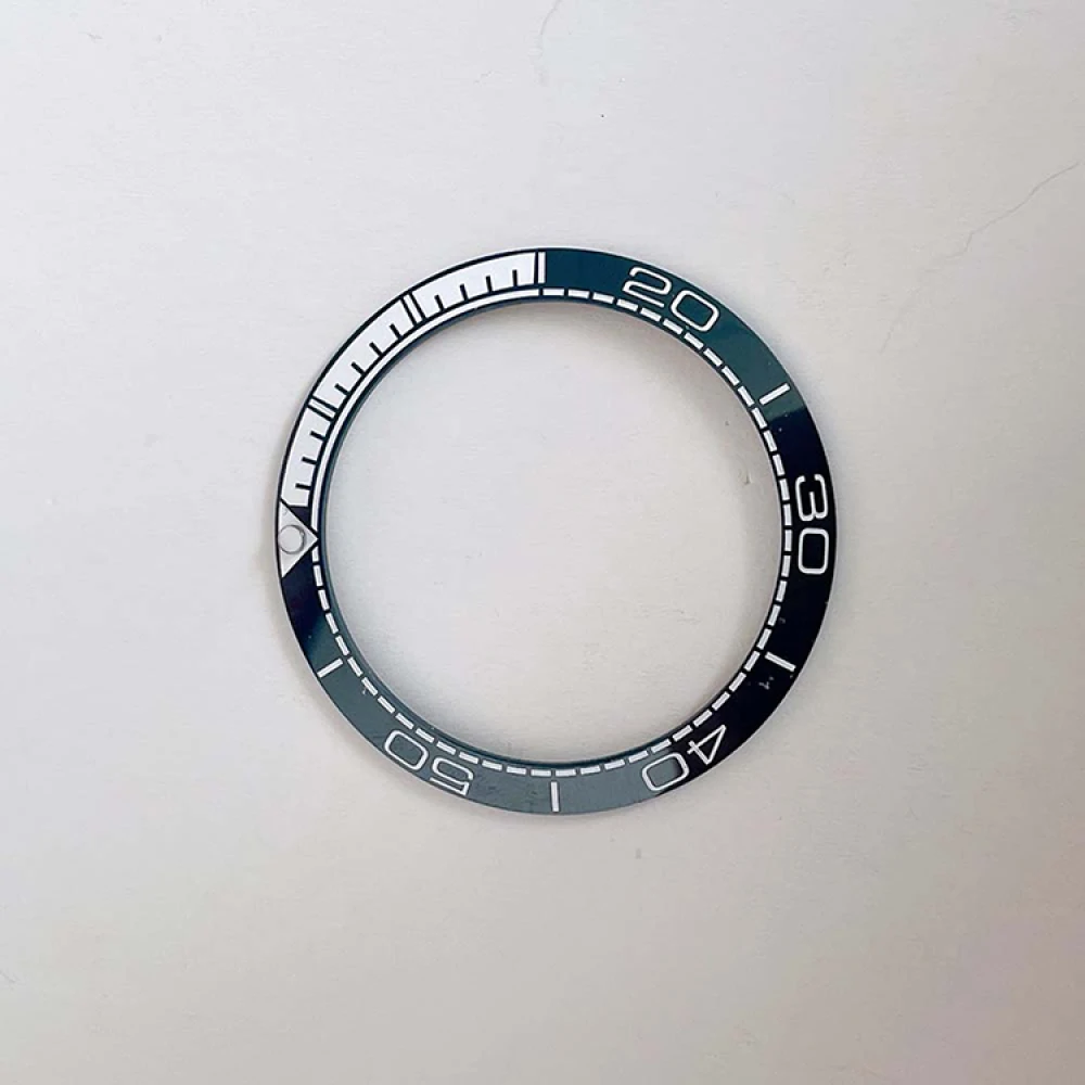 38mm Two Color Aluminum Bezel Insert Watch Face Watch Replacement Accessories