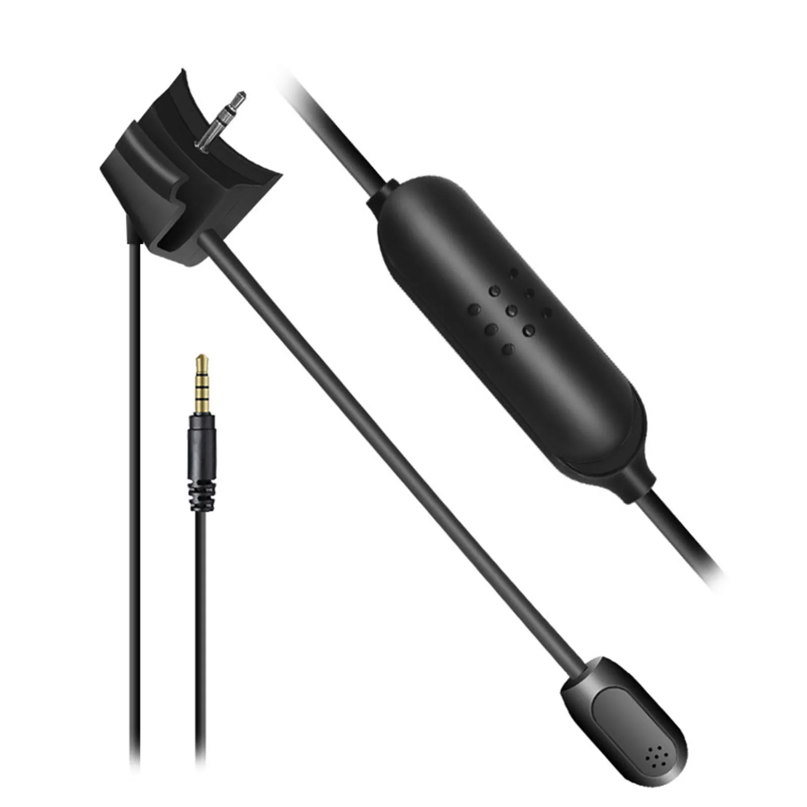 完全な交換用ケーブル,35シリーズi i ii qc35 QC35-II用,外部マイク付き,ミュート,コントロールクリップ