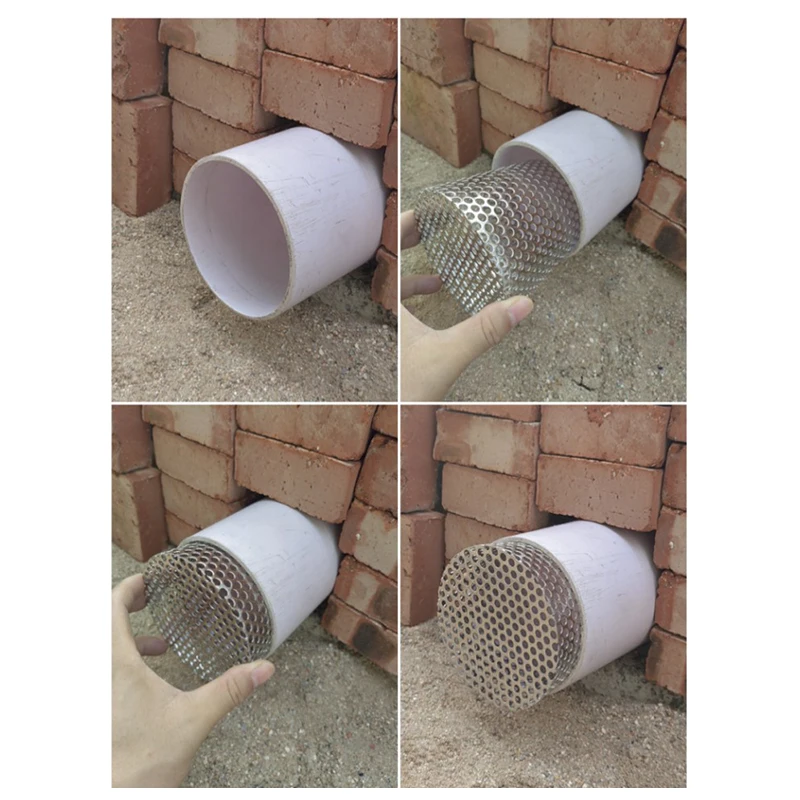 Balcony Drainage Roof Floor Drain Wall-side Insert Cover Rain Pipe Cap Stainless Steel Hair Waste Collector For Kitchen Bathroom