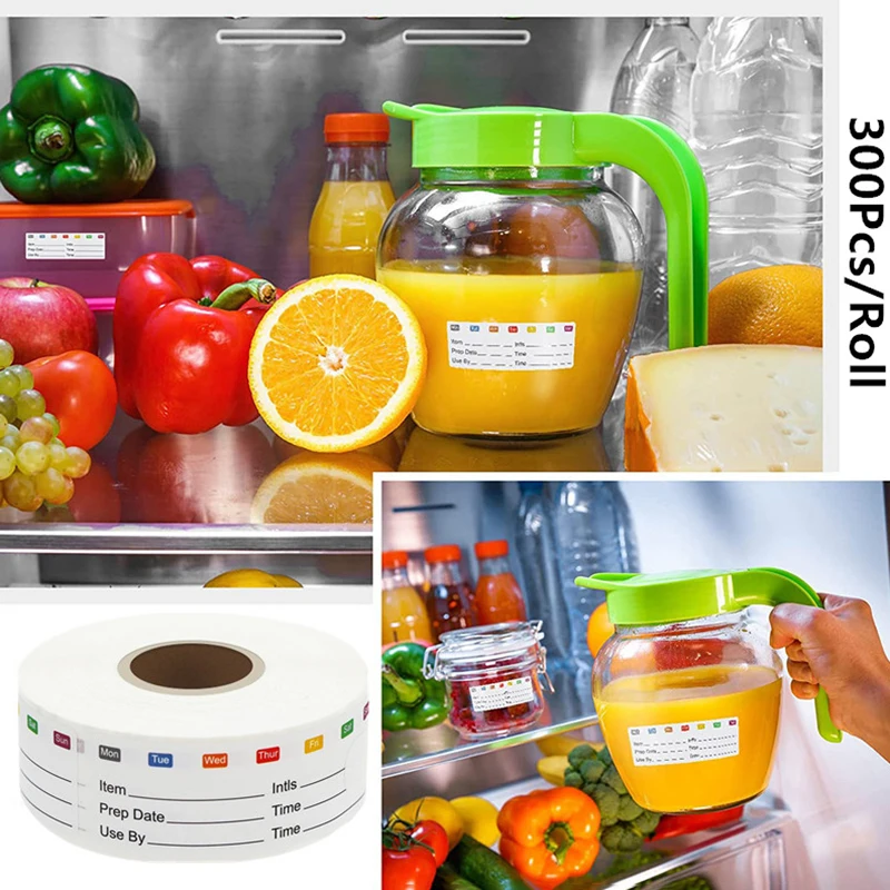 300 ピース/ロールキャンディー保管期限ラベル自己粘着ステ - Snacks Food Labels のレビューと価格