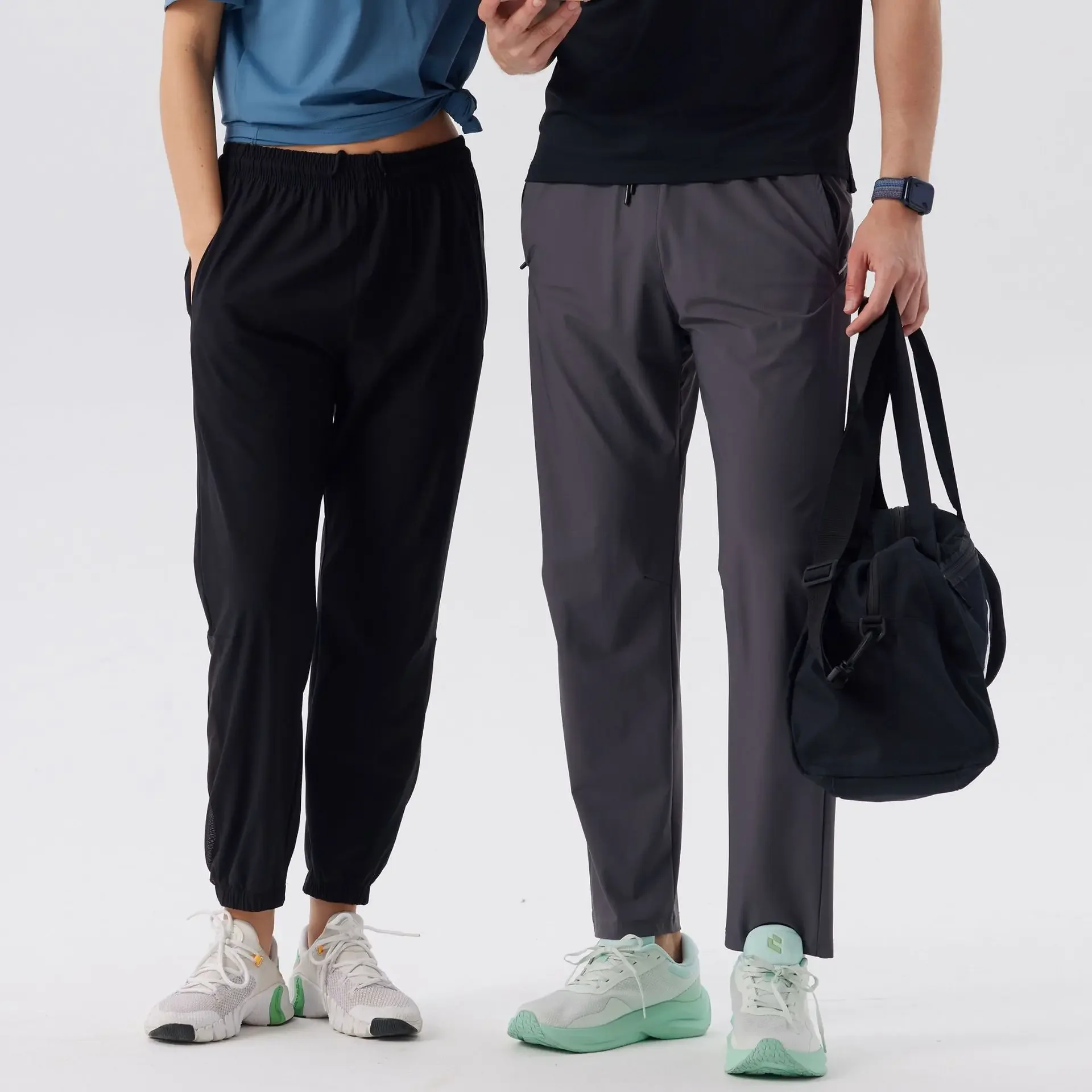 

Outdoor Sports Quick-drying Pants Summer Solid Color Men's Straight-leg Pants Cool Breathable Casual Pants Running Trousers