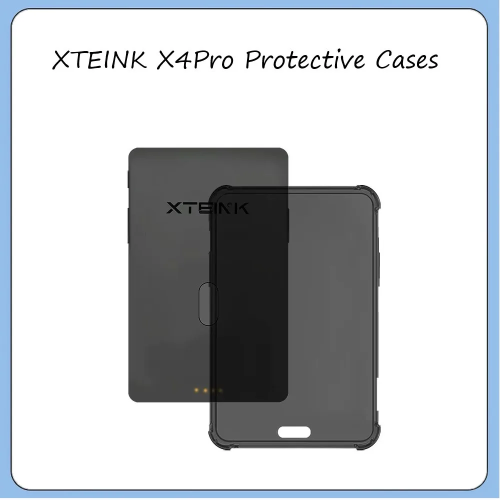 XTEINK X4Pro Protective Cases Cover Slim Transparent Protective Cover Shock‑Absorbent Anti‑Drop Clear Water Shell Clear Soft TPU