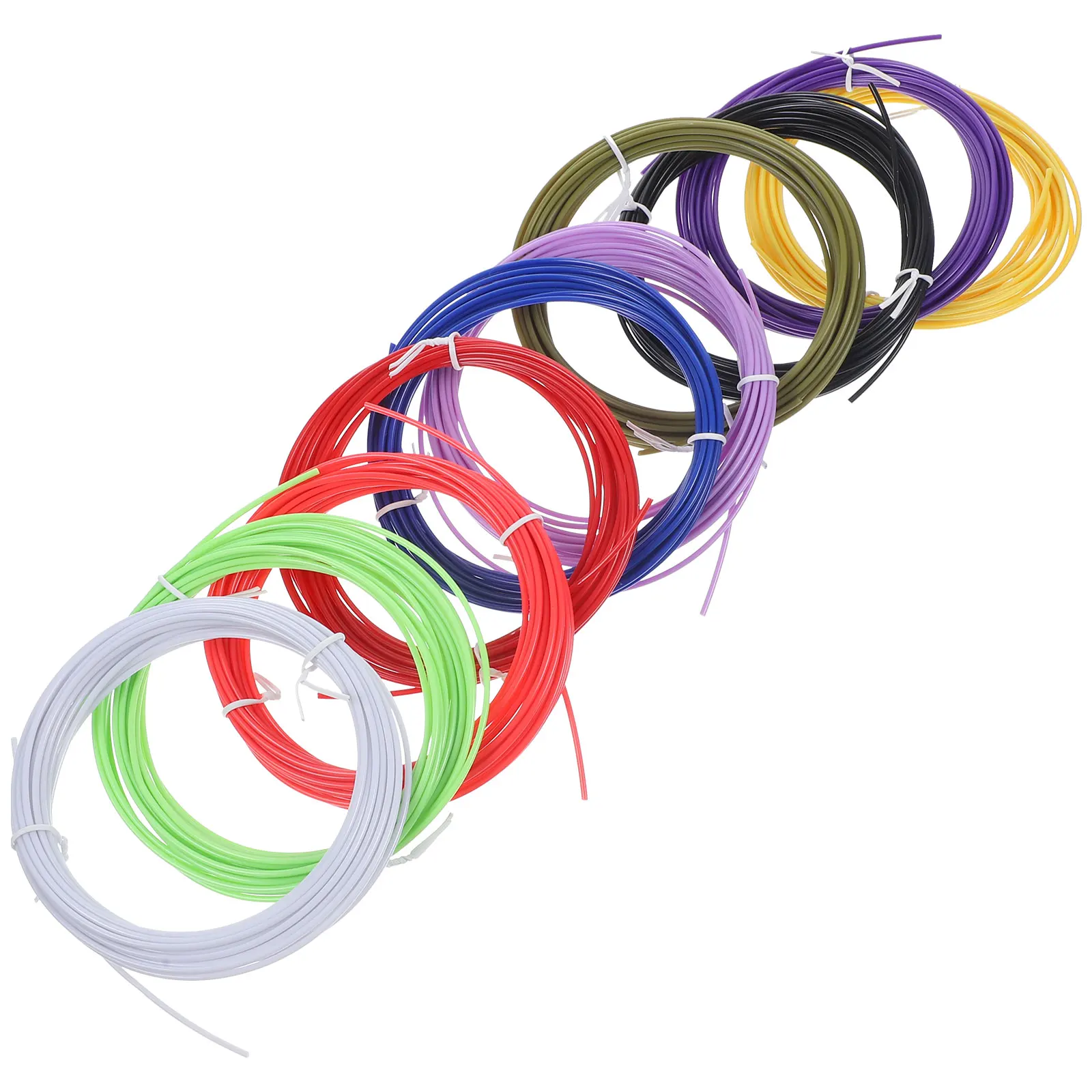 

10Pcs 3D Printer Filament Pla 1.75mm High Precision Stable Flow Resistant Wear Proof for 3D Pen Printing