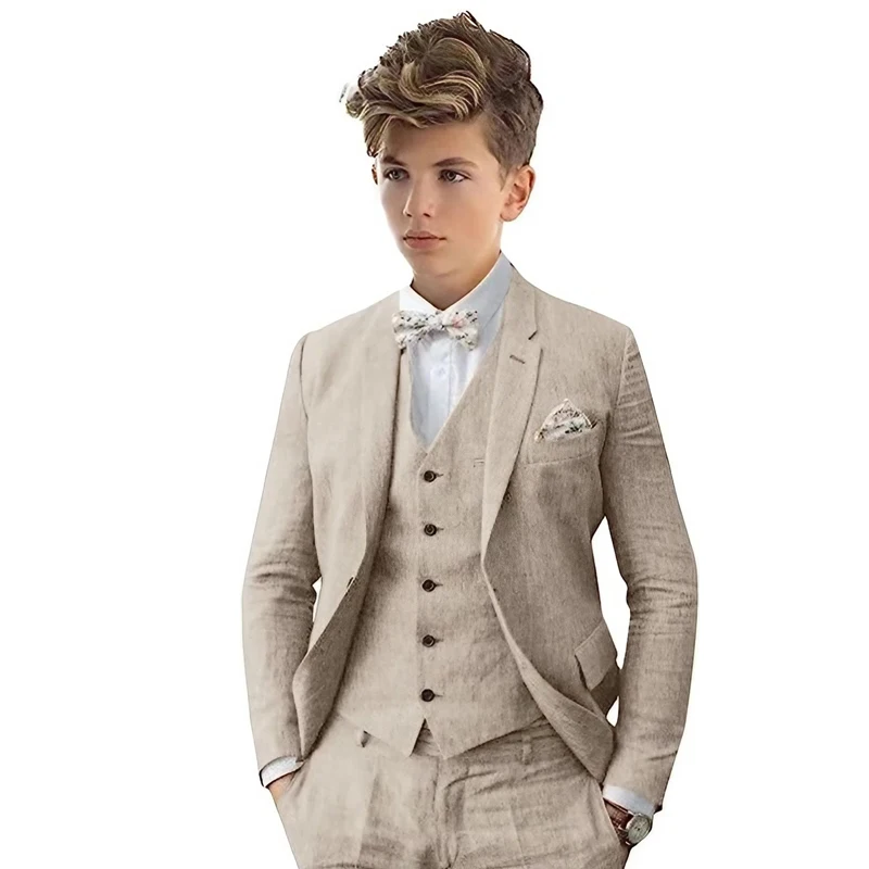 

Blue and Black Suit for Boys Tuxedo Dress for Piano Ceremony, Prom, Photography Show