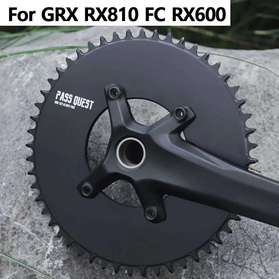 

Звездочка PASS QUEST 110 bcd для Shimano grx rx 810 rx810 fc rx600 110BCD, шоссейный велосипед с узкими широкими зубьями, корона 40 т, 42 т, блюда