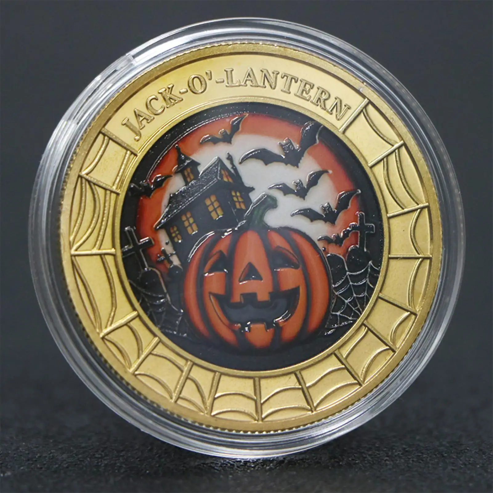 Collector Coin Halloween Trick Or Treat Coin Keepsake Collector Toys For Party Favor Souvenir Women Adult Men Home Kids