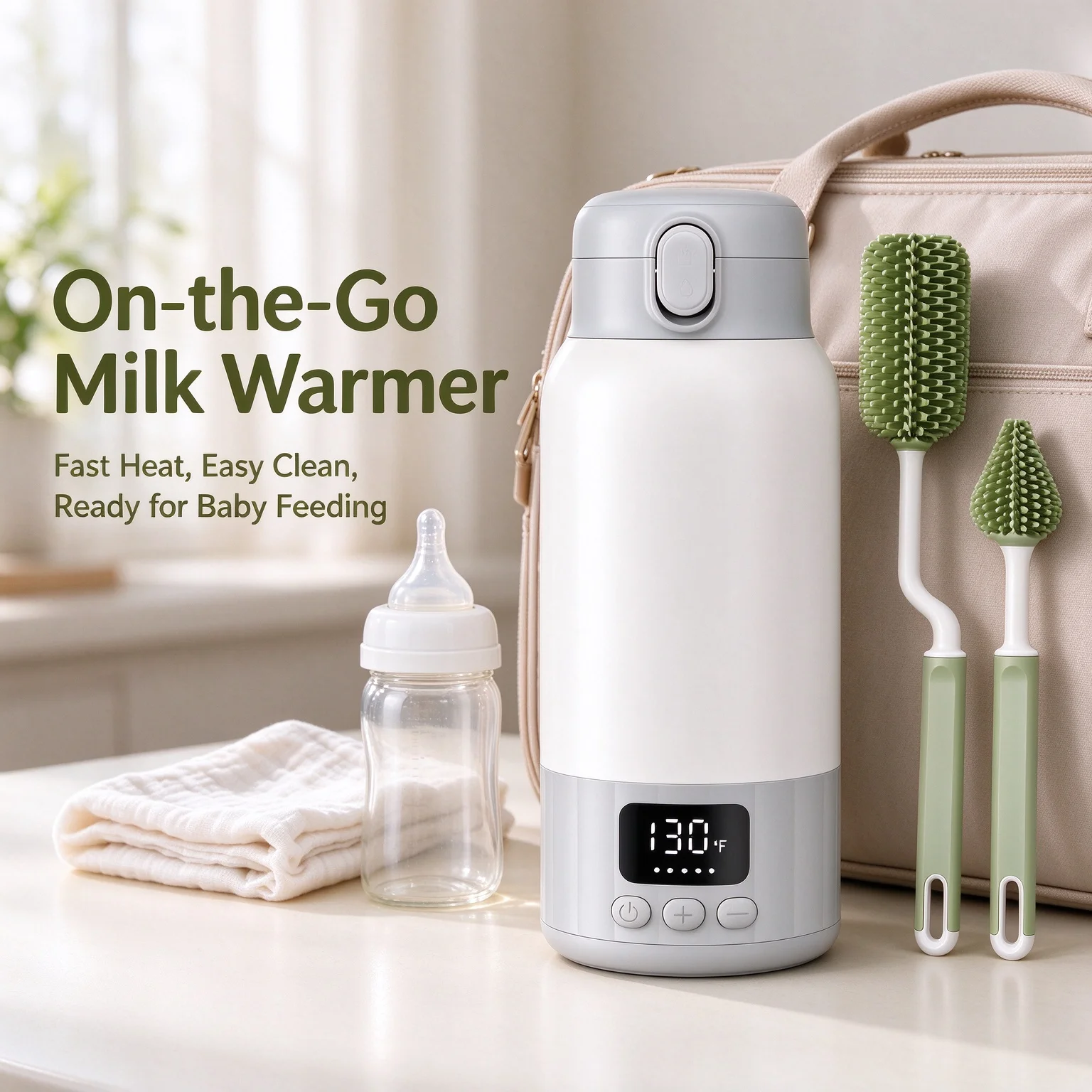 500ml Bottles Warmer for Baby Stainless Steel Constant Breast Milk & Water Fast Heating Travel And Outdoor Use Water Cup