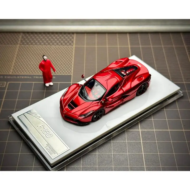 Street Buster 1/64 Ferrari LaFerrari F150 Lewis Hamilton 's personal car Diecast Car Model Alloy Simulation Collection Toy Gift view 2