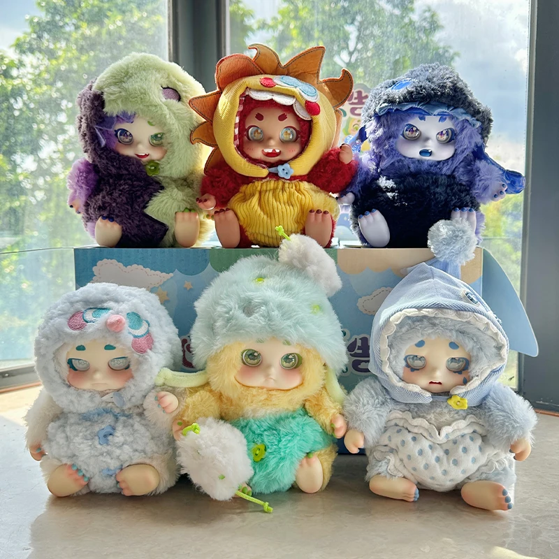 

Cino The Mood Is Unpredictable Blind Box Cute Vinyl Plush Doll Mystery Box Weather Figure Doll Toys Gift