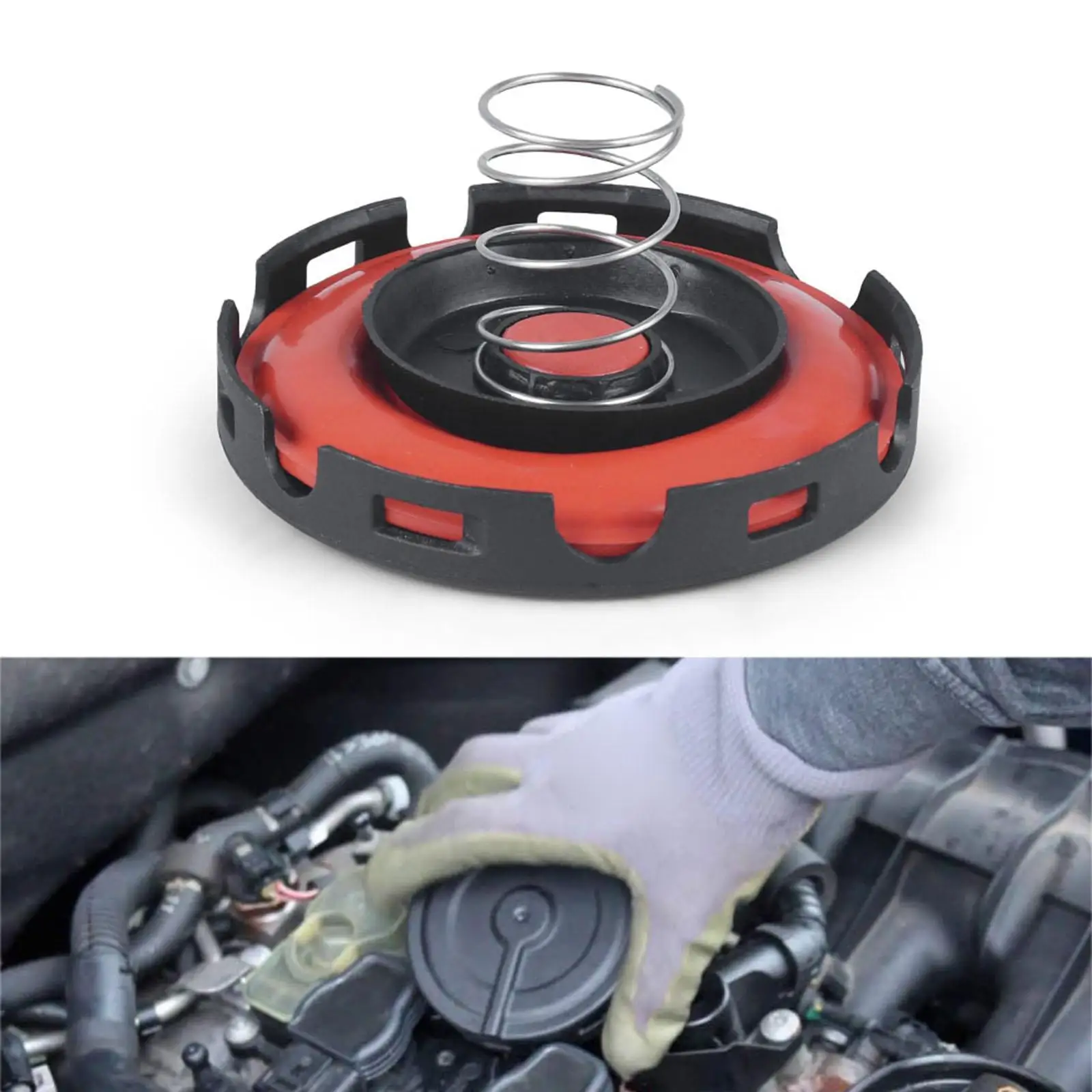 Pcv Valve Diaphragm Cover 917-064 High Performance Reliable Easy to Install 07K103469G 06H10 Replacing for Audi Q5 S3 Q7 A5