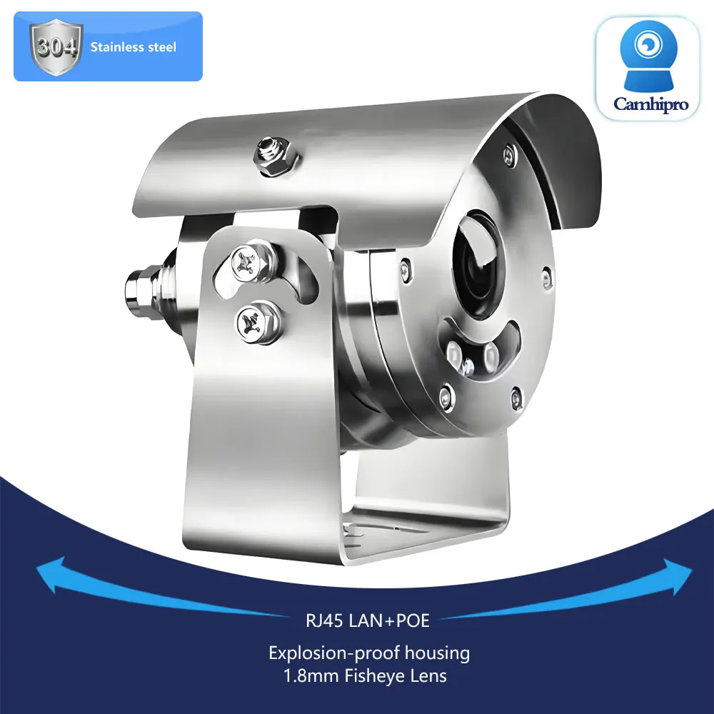 SO-NY415 4K 8MP, Surveillance Vedio ,1.8mm Fisheye Lens,POE, Security IP Camera 5MP ,IR 30m,304 Stainless Steel,Explosion-proof