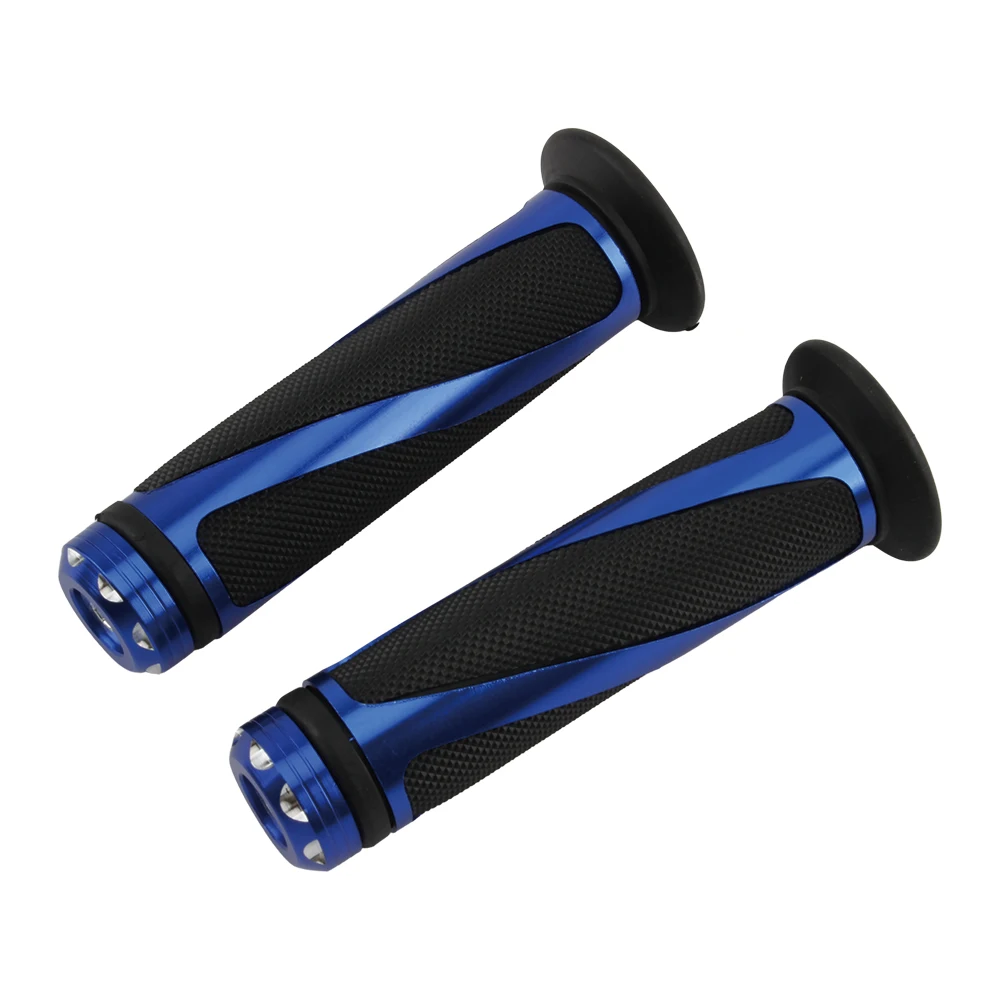 Motorradgriff 7/8 "22mm Universalgriff Lenker CNC für Kawasaki Honda Yamaha Suzuki Benelli Ducati Roller Ebike Motorrad