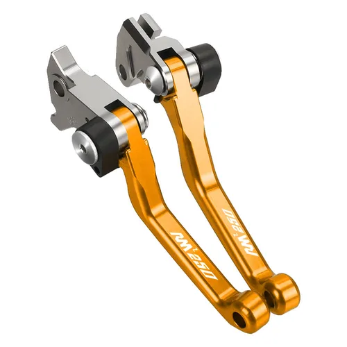 Imagen 2 del producto 2023 RMZ 250 palanca de embrague de freno pivotante de Motocross para SUZUKI RMZ250 2007-2023 palancas plegables de pivote de moto de cross accesorios de mango