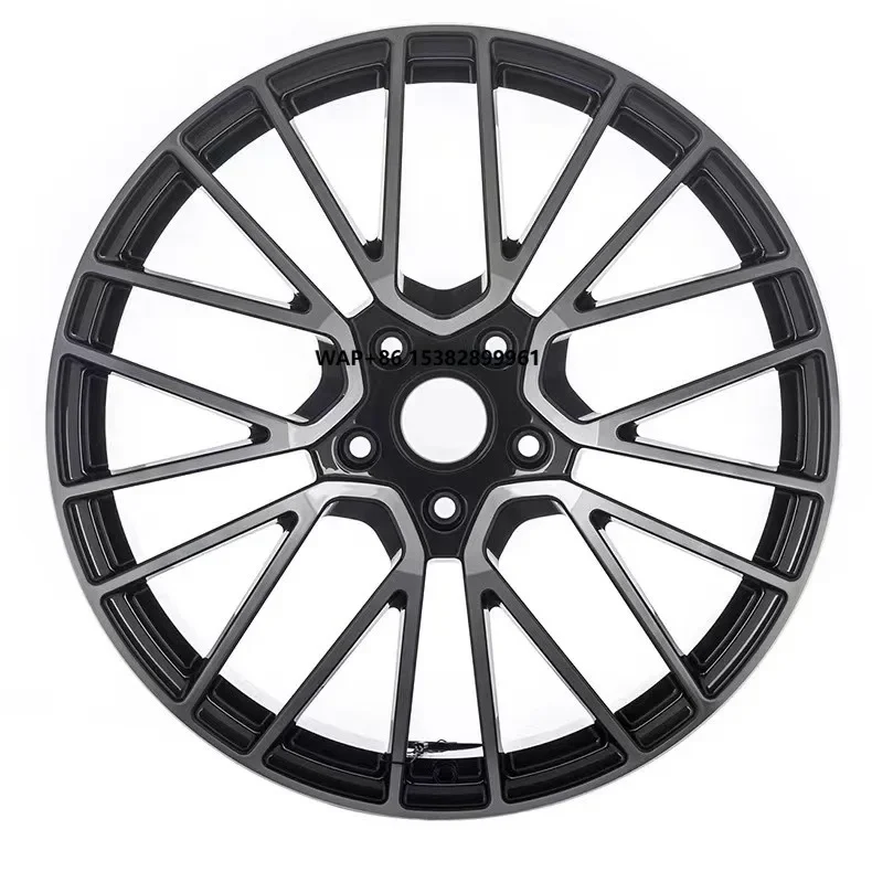 

20 21 22 Inch Mercedes-X5 Wheel Hub Aluminum Alloy Matte Black Ring X6M/X7/X3/X4/730/740/M5M6/GT ET45 PCD10652