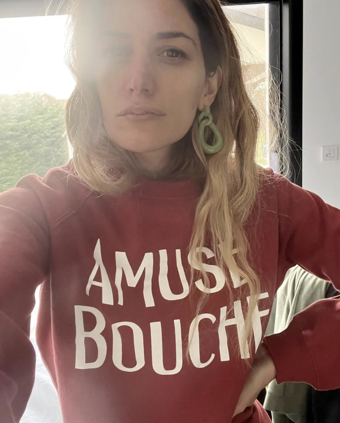 

Women French Street Letters Sweatshirt Long Sleeves Casual Inside Ladies Clothing Pullover Tops Autumn 2023 New