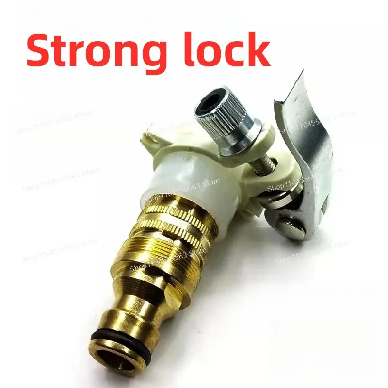 Universal All-Copper High Pressure Adapter for Sink Faucet Car Wash Gun and Washing Machine, Quick Connect Fitting for Home Use
