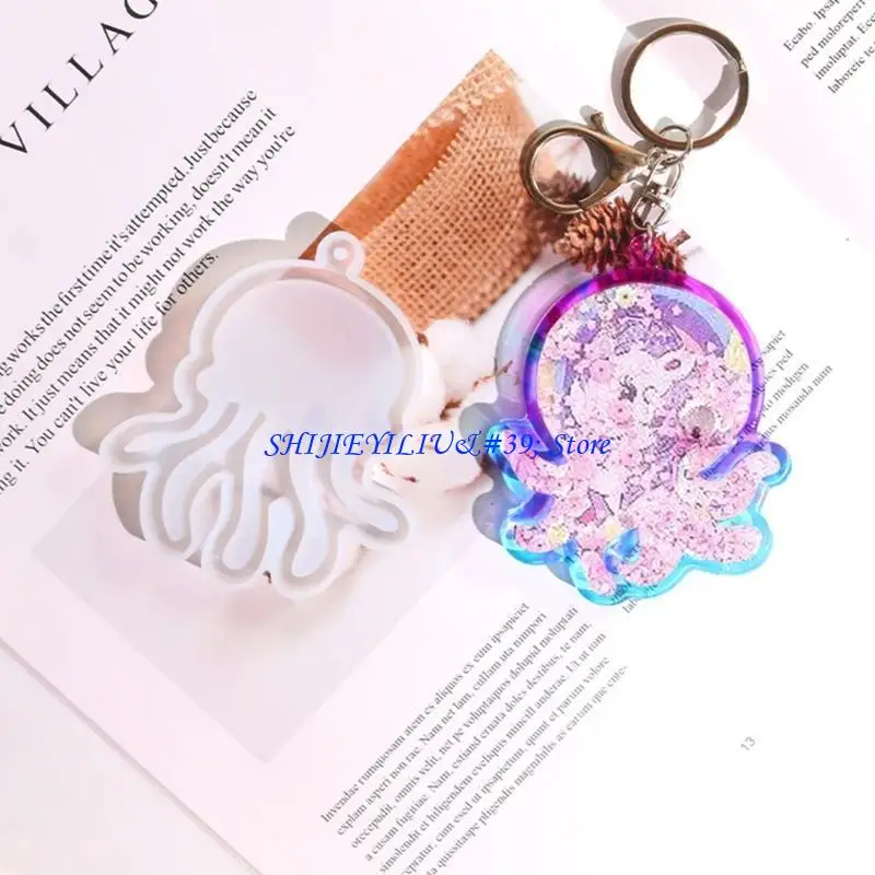 

E21F 3D Marine Animals Silicone Mold Resin Shaker Mold DIY Craft Supplies