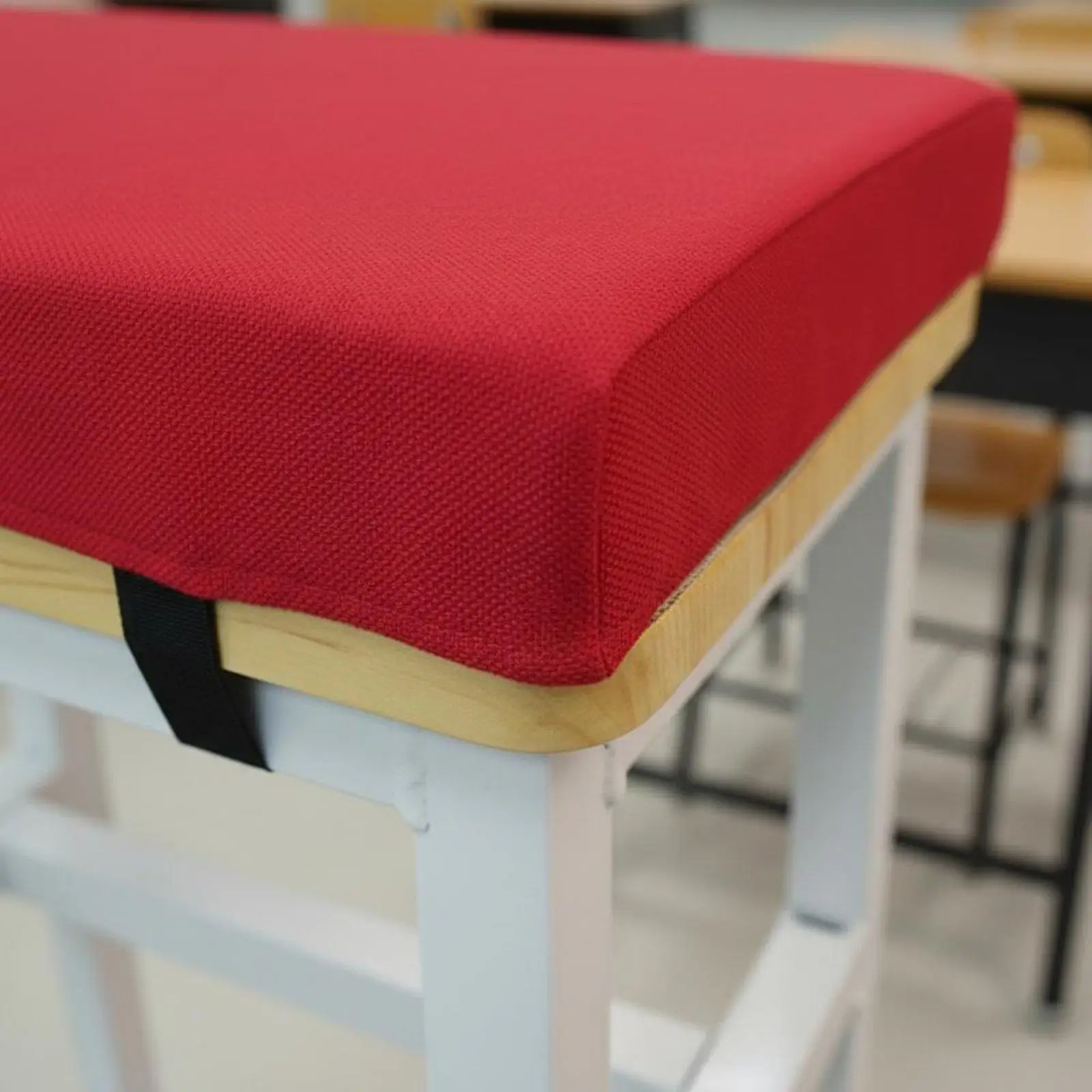 Non Slip Linen Seat Cushion Memory Foam Chair Pad for Office Factory Students Durable Seat Comfort