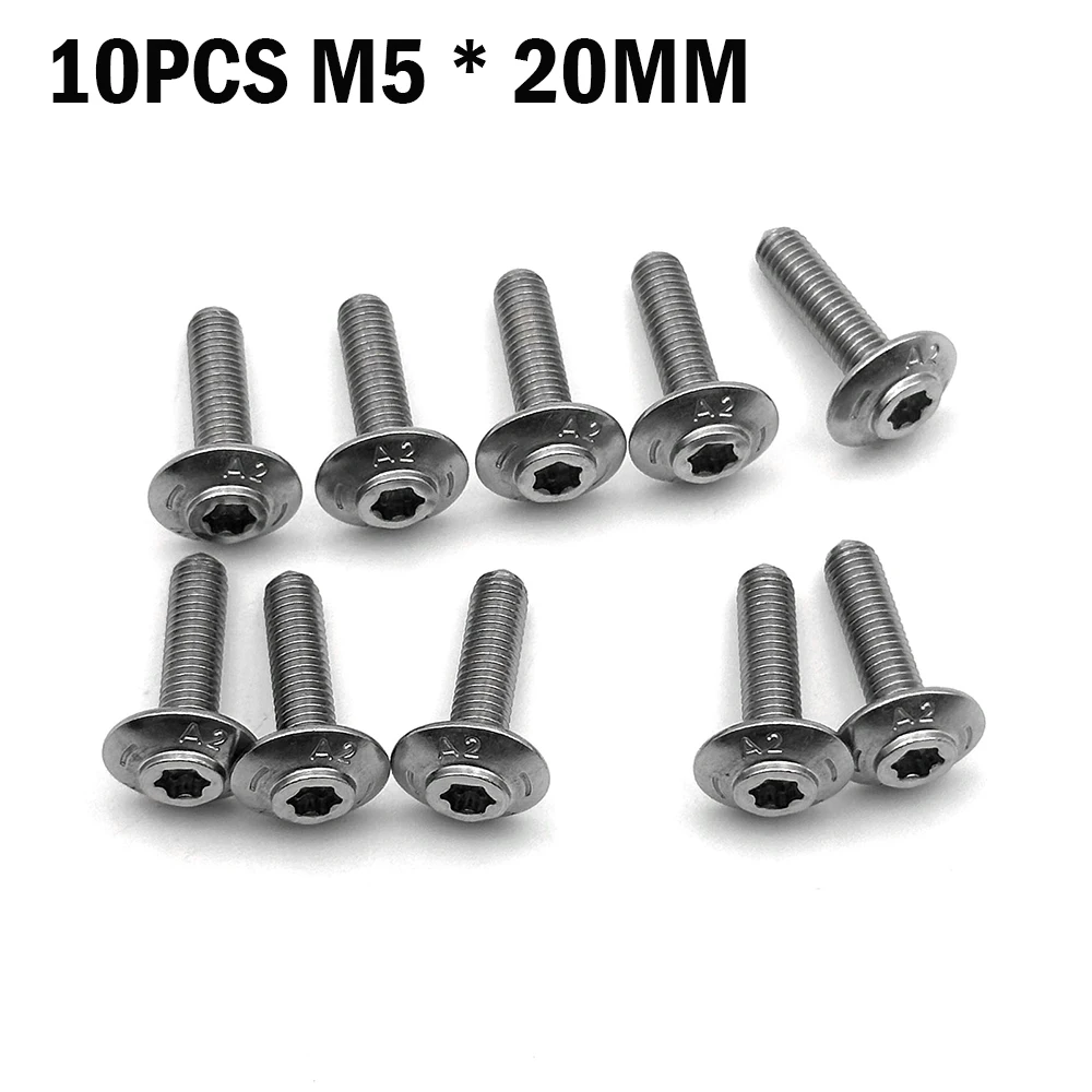NONE Für BMW Motorrad Shell Edelstahl Schrauben R1200GS ADV R1250GS R1200RT S1000XR RR S1000R C600 C650GT R1250 F750GS F850GS 4