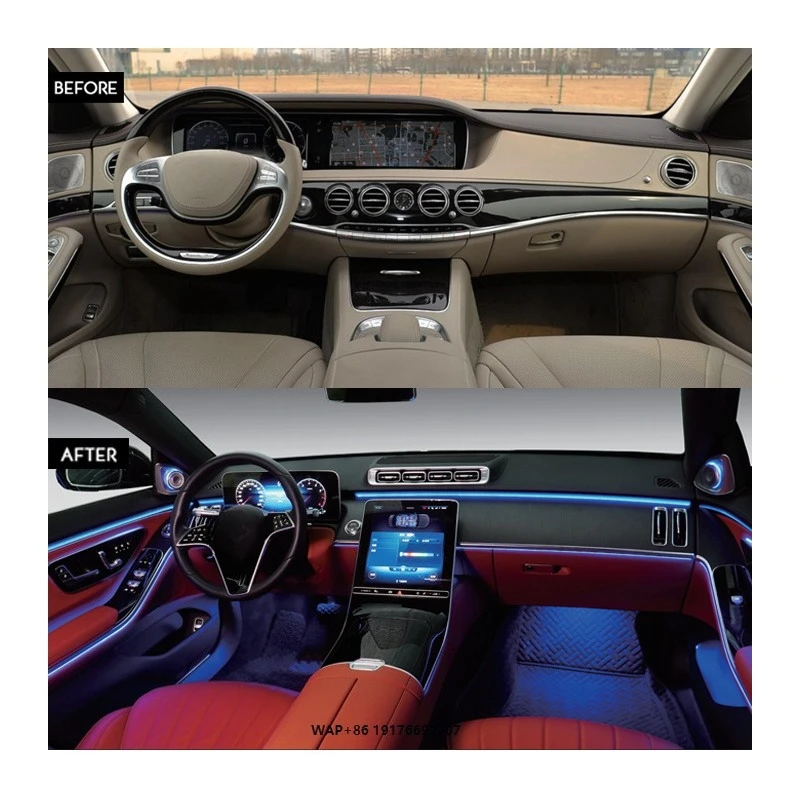 Benz W221 Upgrade to  W223 Interior Dashboard Suitable for Left and Right Rudder Upgrade Style Interior W221 to W223