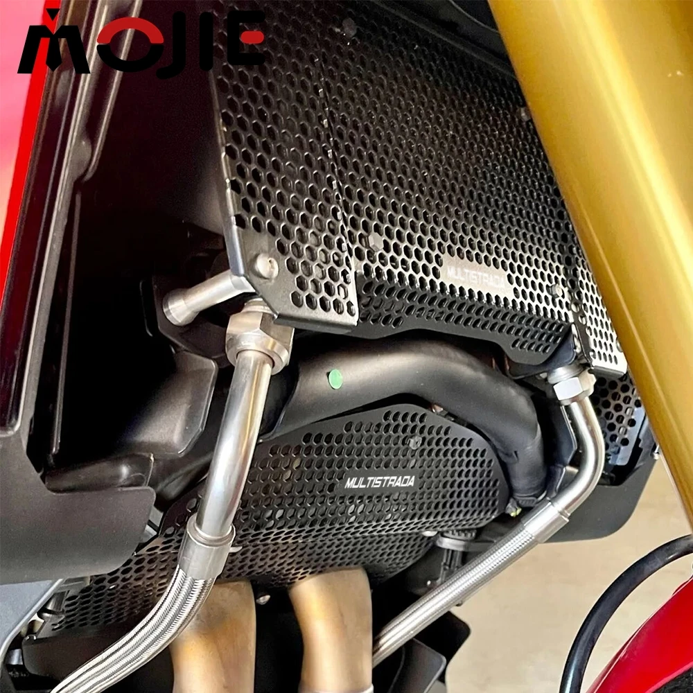 Radiator Grille Oil Cooler Engine Cylinder Head Guard Protector For Ducati Multistrada V4 S Sport Pikes Peak Rally RS 2021-2026