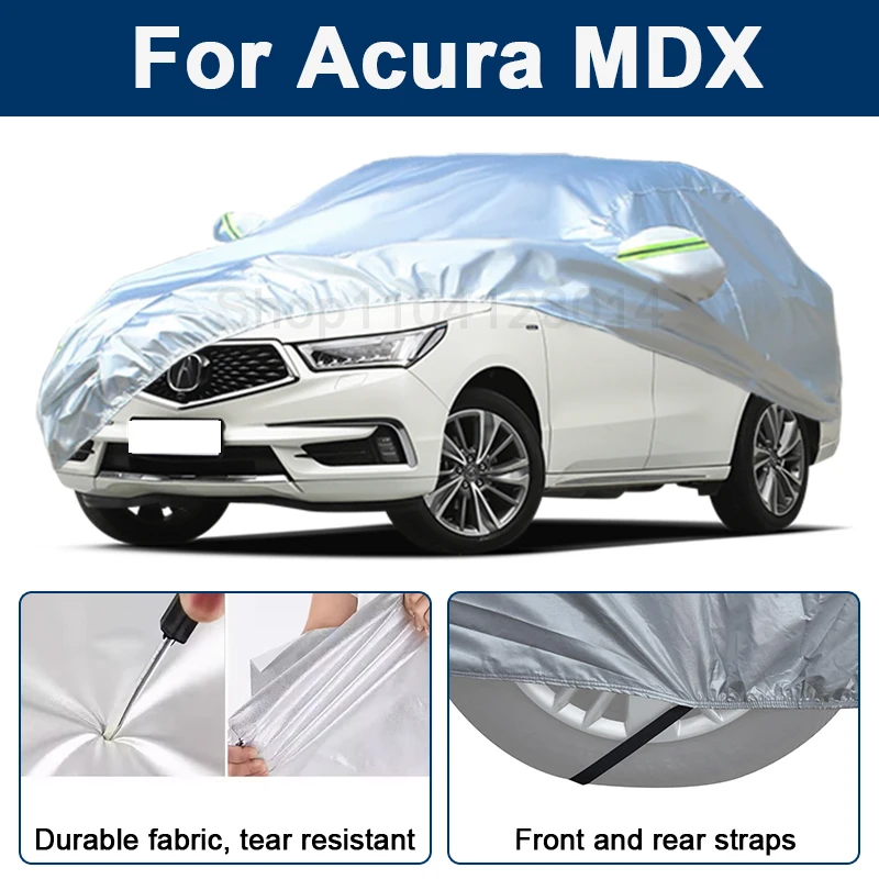 

Всепогодный чехол для автомобиля Acura MDX с отражающими полосами, водонепроницаемый, снегозащитный, пылезащитный, с защитой от УФ-излучения, аксессуар для экстерьера автомобиля