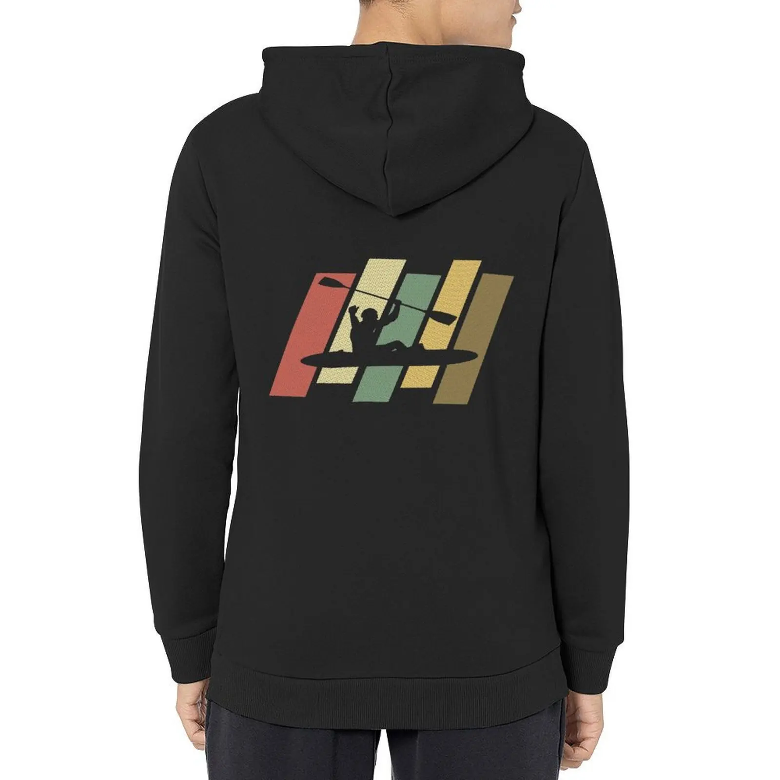 

Retro Kayak - Kayaking Hoodie anime clothes men's autumn clothes clothes for men japanese style hoodies for men