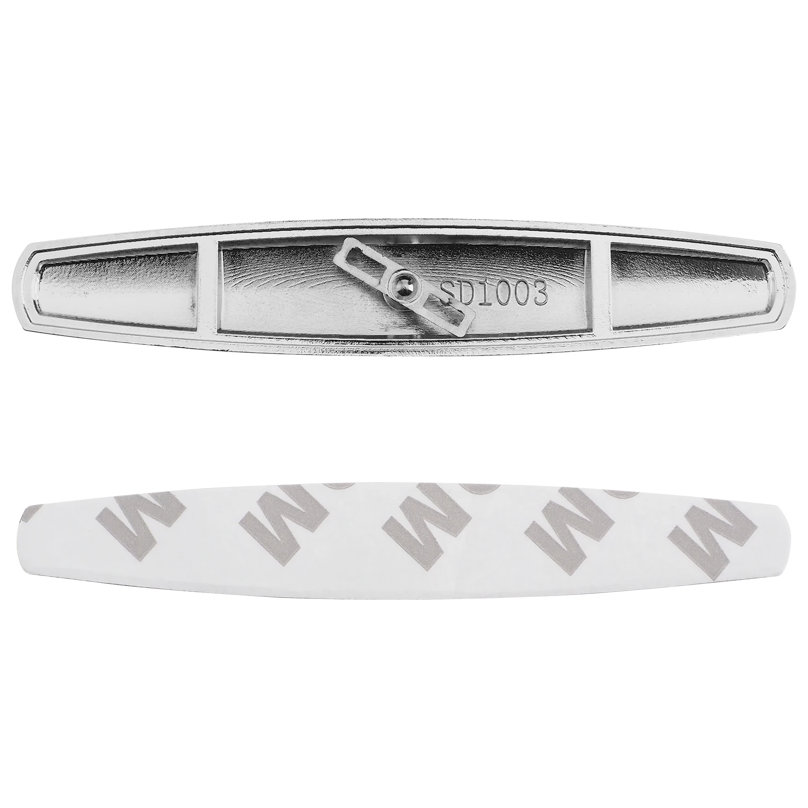 قطعتان من علامة جانبية لحاجز مرسيدس بنز الإصدار الكبير لون فضي #5