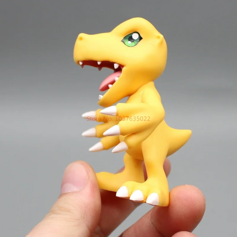 Figura de Anime Digimon Adventure, modelo de decoración de escritorio, regalos de adornos, la primera generación de la serie de crecimiento, arqueosaurus, 7cm