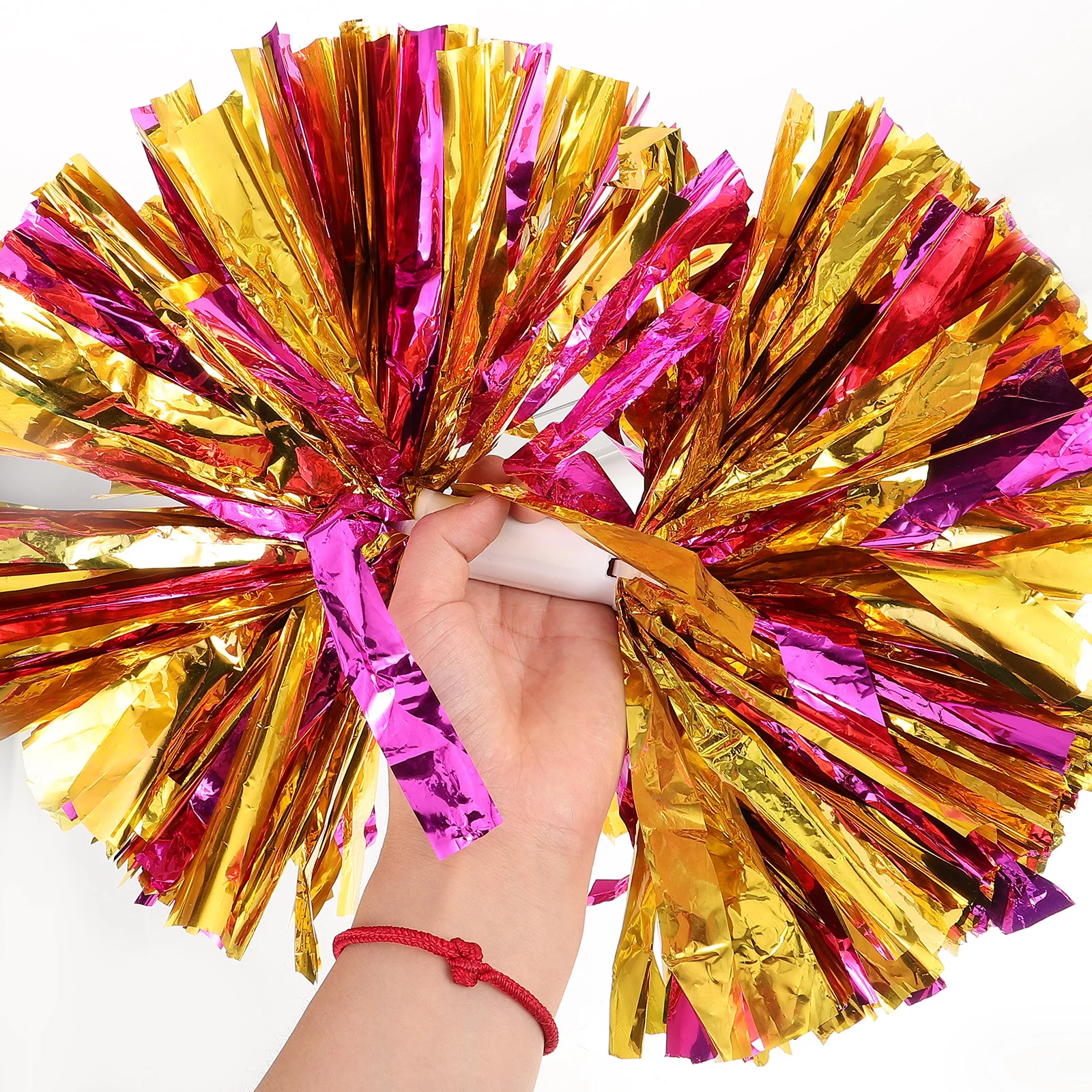 

Colorful Ball Cheering Props Cheerleading Accessories Hand Flower Bouquet Pompoms Handheld Flowers Pe Leader