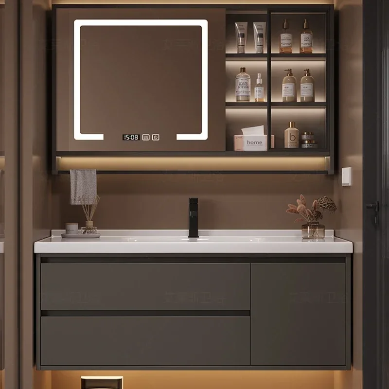 

Bathroom Cabinet Storage Locker Equipment Complete Washbasin Furniture Accessories Full Badkamerkast Hogar Bathroom Furniture