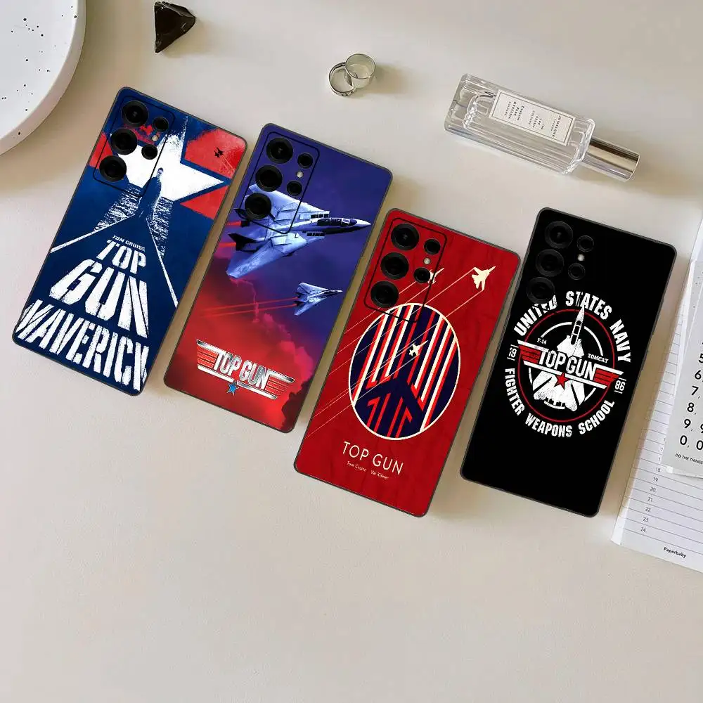 Top Gun Maverick Phone Case For Samsung S 24 Fe 25 Ultra Plus 20 Lite 21 30 22 23 24 22 Ultra 5G Fundas