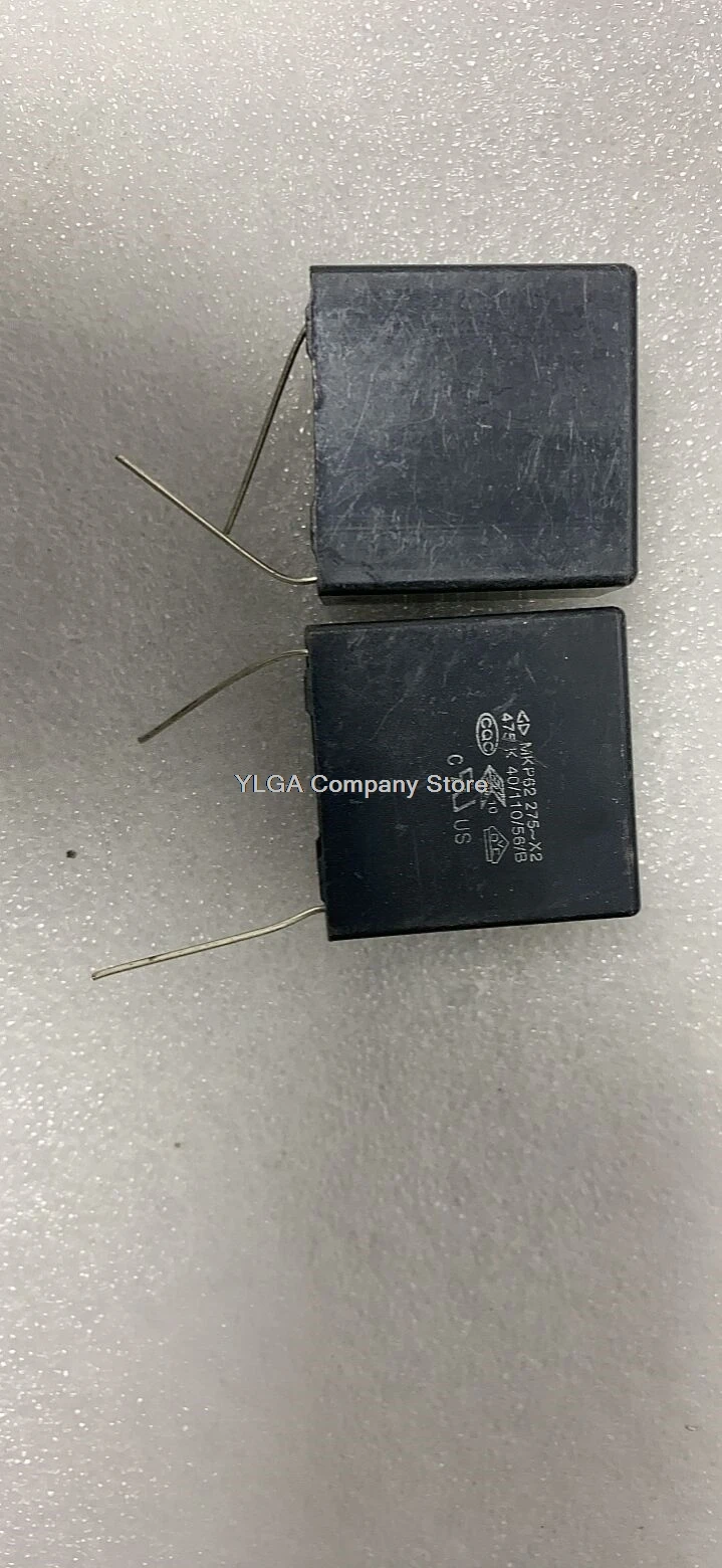 2PCS -1lot AV R46 series 4.7uf/275VAC 4u7f 475 MKP new film capacitor 28MM M class ,length 31.9mm, width 13.6mm, height 27.5mm