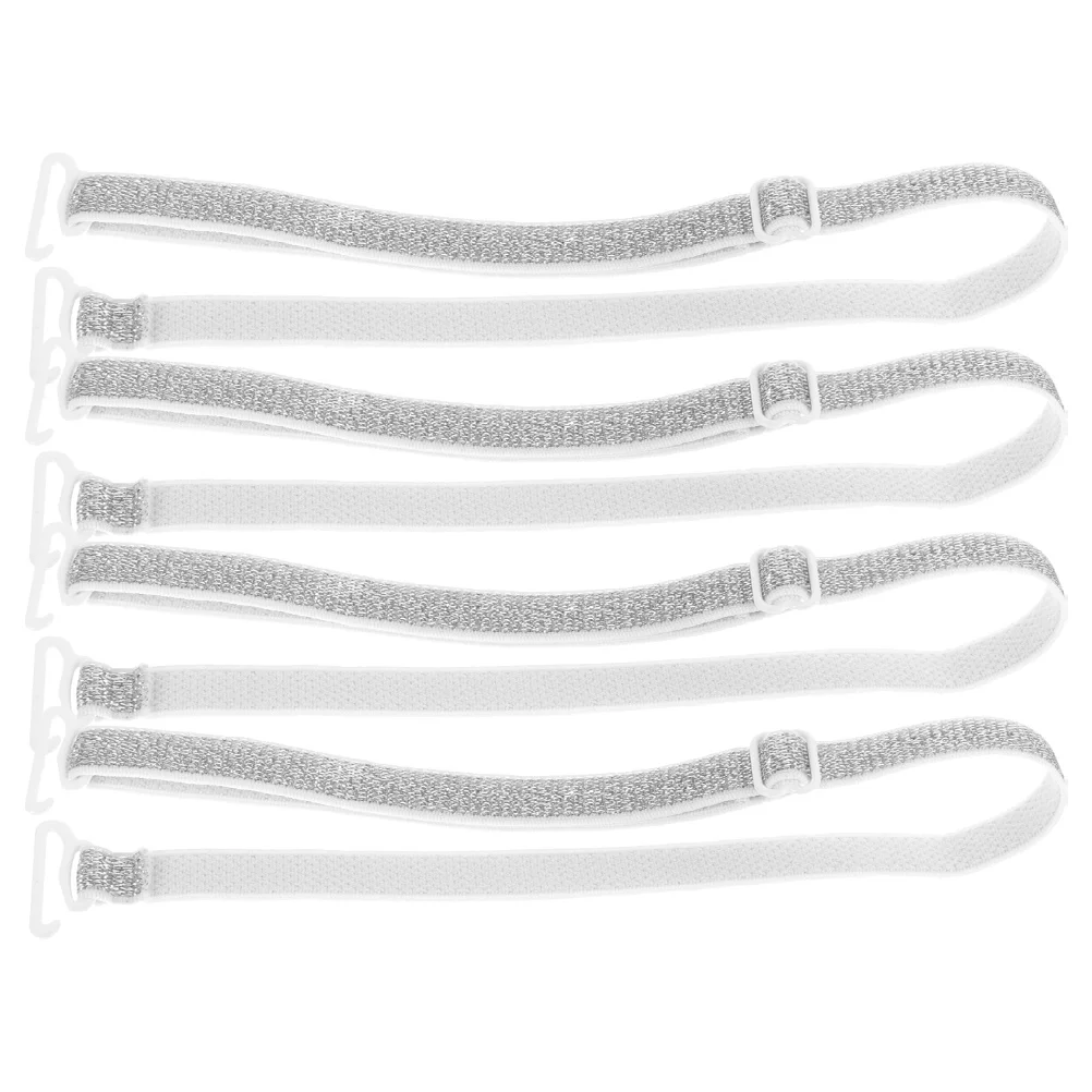 Verstellbare, rutschfeste BH-Träger für Damen, glitzerndes Dessous-Schultergurt, Ersatz, rückenfreies Kleid, Hochzeitsoutfit