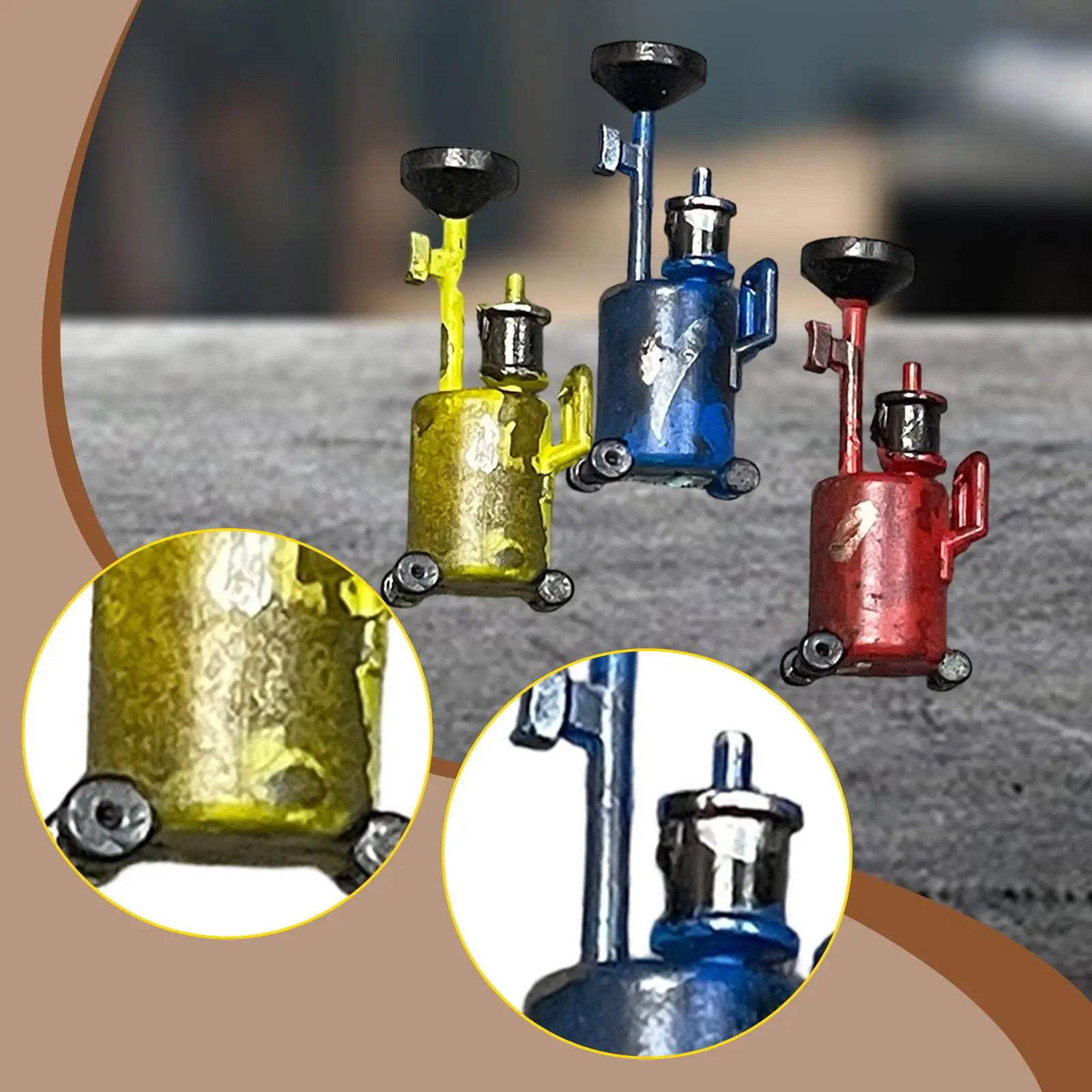 

Model Car Workshop Maintenance Resin Oil Collector Miniature 1 64 Diorama Tool for Garage Scene Decoration