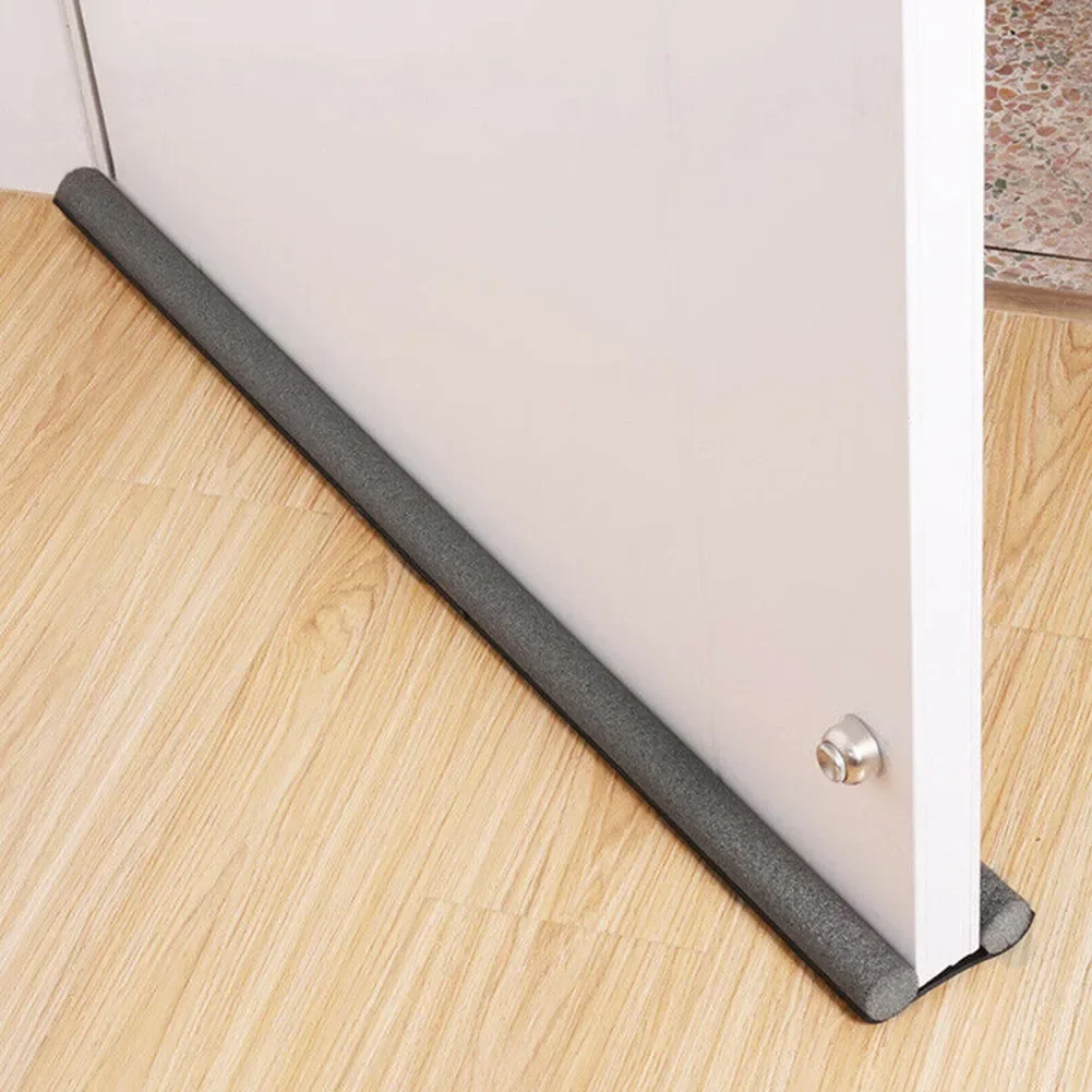 93cm Waterproof Seal Strip Draught Excluder Stopper Door Bottom Guard Double Silicone Rubber Seal Dustproof/Soundproof