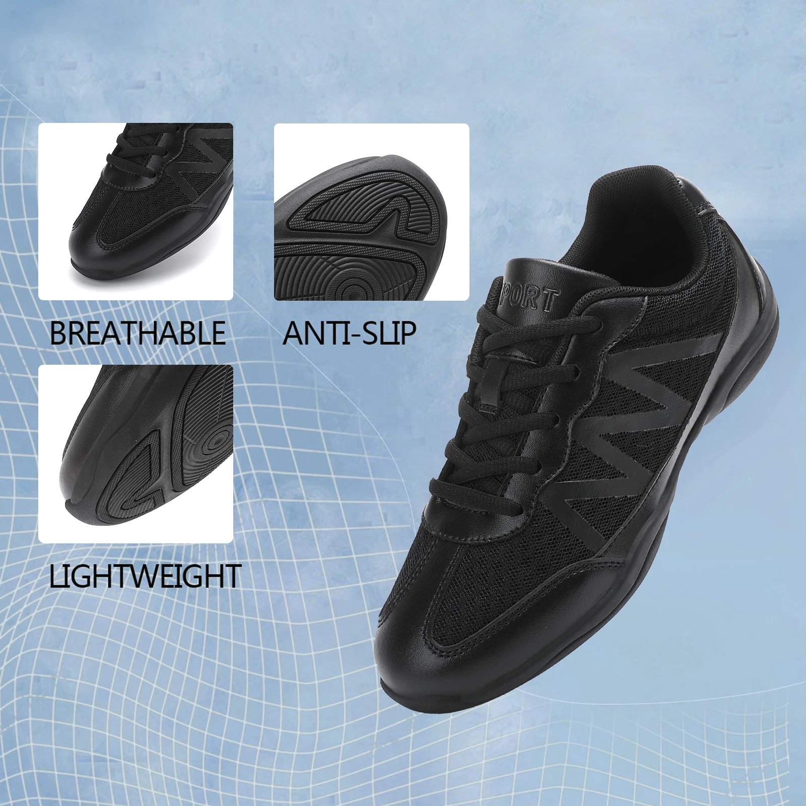 2105 Mädchen Weiße Cheer-Dance-Sneaker Damen Leichte Cheerleading-Trainings-Laufschuhe Tennis Damen Mode Sportschuhe – Detail 10
