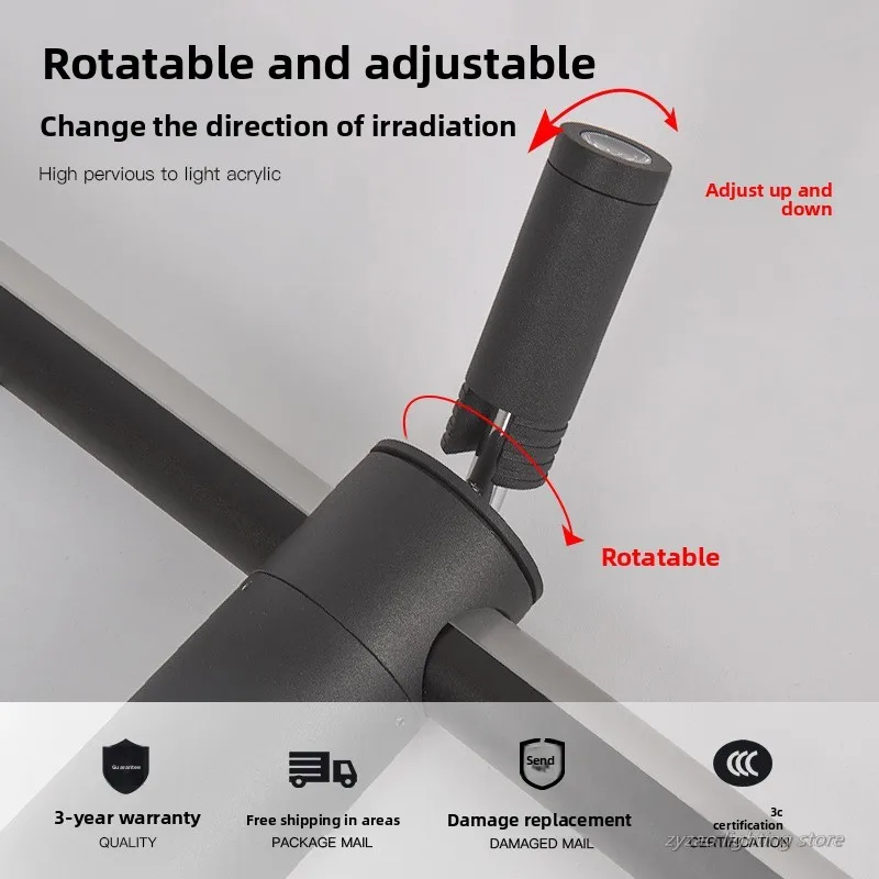 Line LED Wall Vanity Lights Modern Simple Master Bedroom Creative Bathroom Dressing Table Bathroom Washbasin Lighting Fixtures