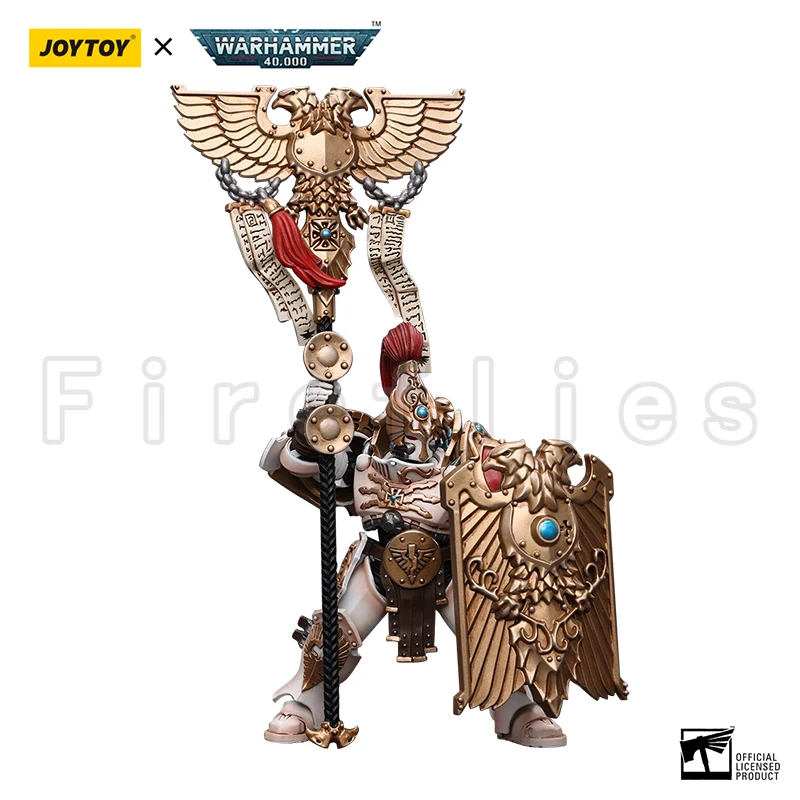 1/18 JOYTOY Action Figure 40K Adeptus Custodes Relógio Solar Vexilus Praetor Anime Modelo Presente