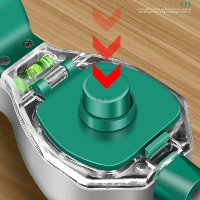 Imagem -04 - Fonte de Tinta para Carpintaria Marcador de Linha de Desenho Automático Carpintaria Construção Marcação à Terra Ferramentas de Nível de Espírito