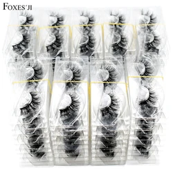 FOXESJI Bulk Mink Lashes Eyelashes Wholesale Items For Business Fluffy Wispy Soft Natural Eyelash Extension Mink False Eyelashes