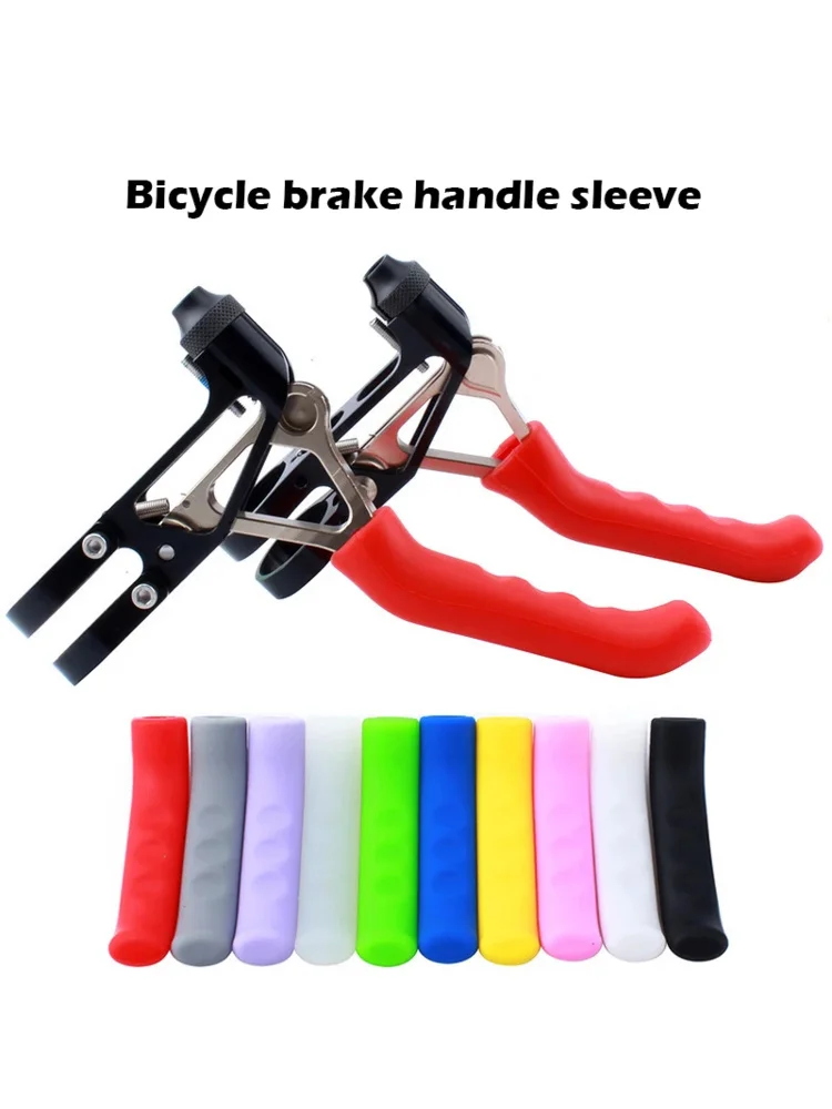 AliExpress Bicycle brake handle cover sleeve silicone MTB grips handlebar protect cover anti-slip cycling protective gear bike accessories