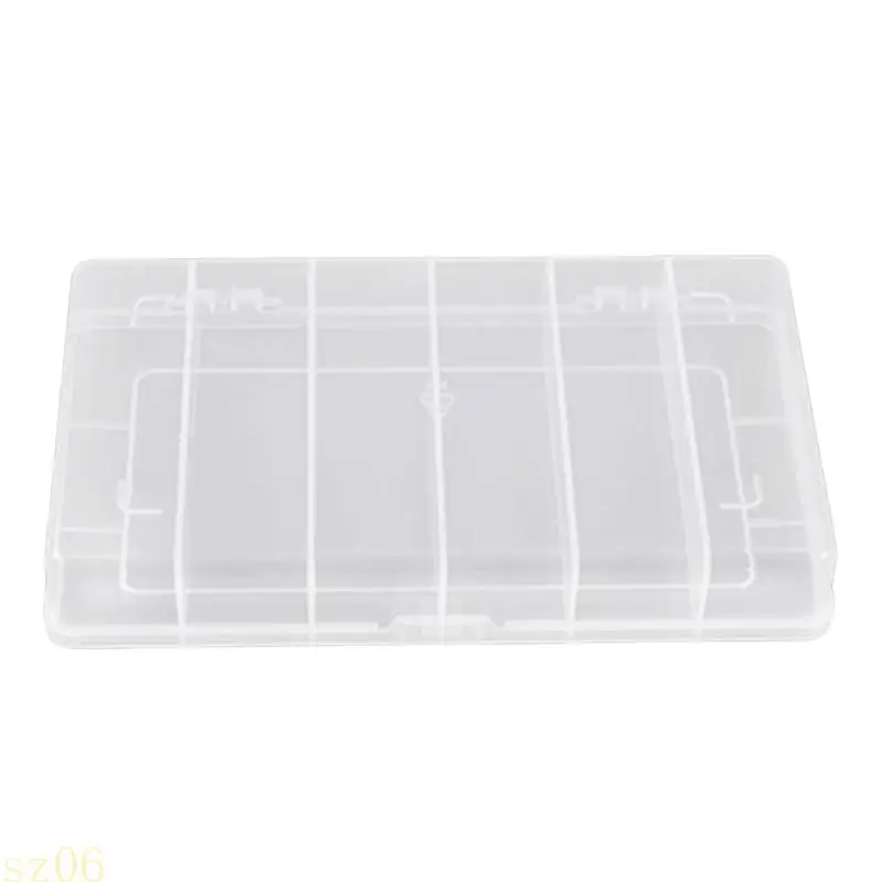 

Q2Q4 6 Grids Plastic Organizer Box with Dividers Craft Organizer Plastic Jewelry Organizer Box Small Parts Container Box
