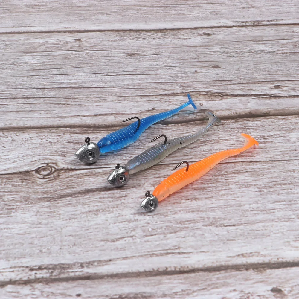 Grouper Kurbel Jig Kopf Haken Bleihaltig 0,5g 1g 2g 3g 4g 5g Fliegenfischen Haken Rockfish Spiel Jigs Haken Köder Weiche Wurm Köder Haken Werkzeug – Detail 11