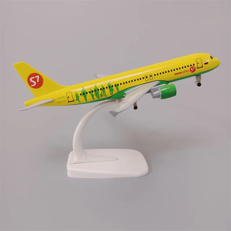 19cm Alloy Metal AIR Russian Siberia S7 Airlines Airbus 320 A320 Airways Airplane Model Plane W Wheels Landing Gears Aircraft